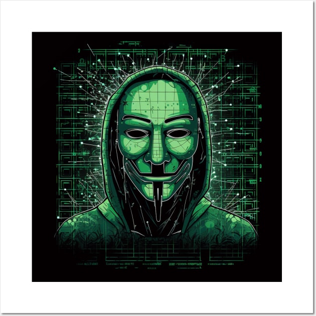 Anonymous Mask Wall Art by TooplesArt